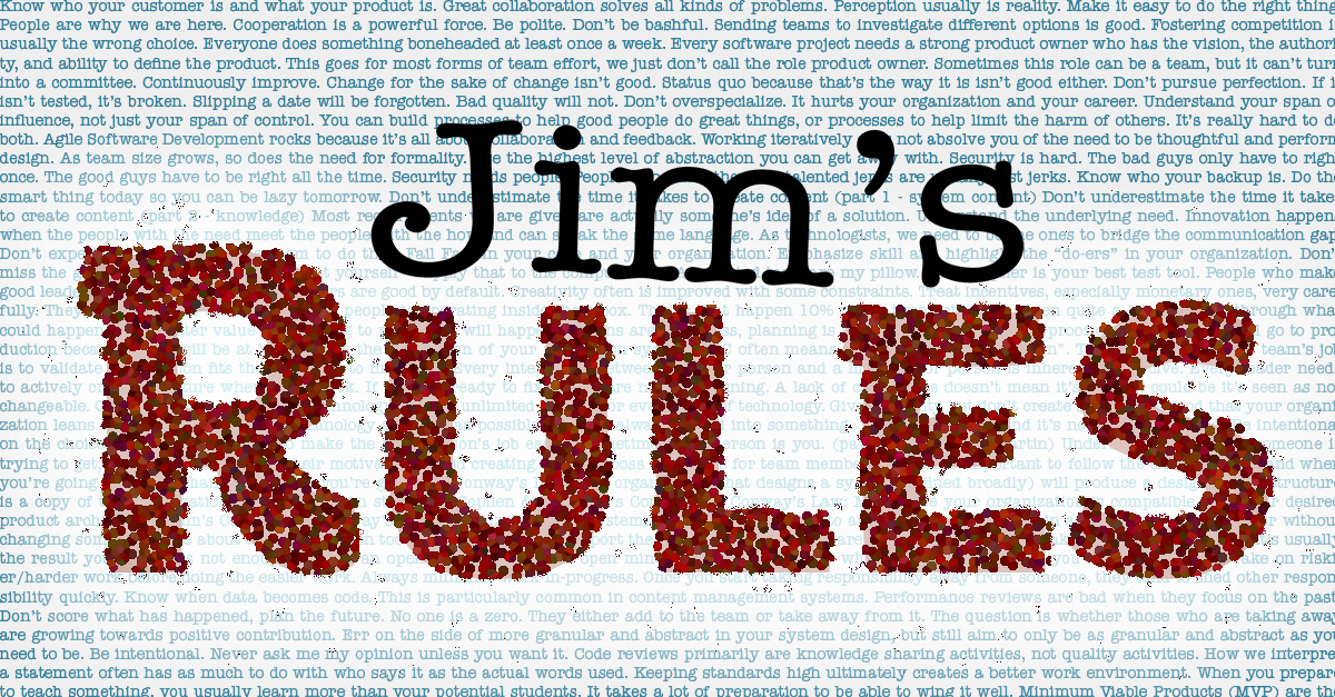 Jim's Rules Site Logo